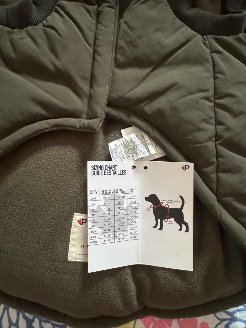 NWT large pajar pup Canada dog jacket - Picture 2 of 3